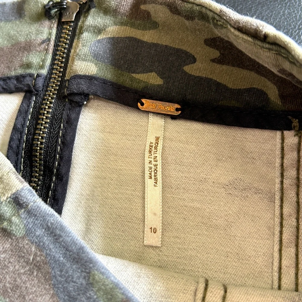 Free People Camouflage Skirt - Picture 3 of 12